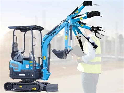 mini excavator with forks|different attachments for mini excavators.